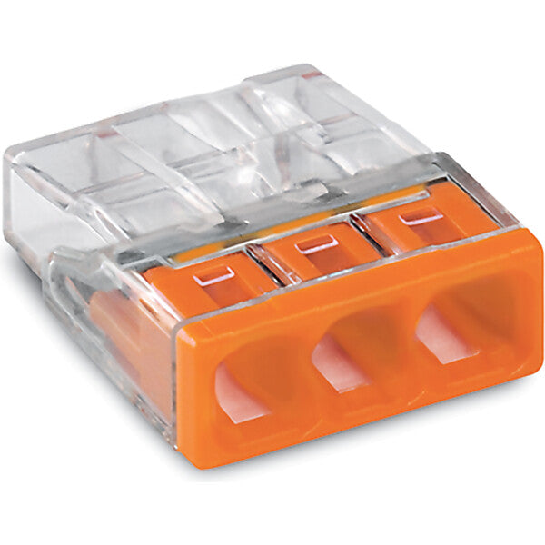 WAGO Verbindungsdosenklemme 3x 0.5-2.5 orange 2273-203